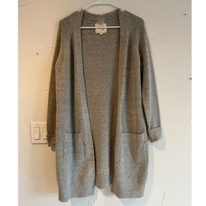 Long Grey Sweater/Cardigan